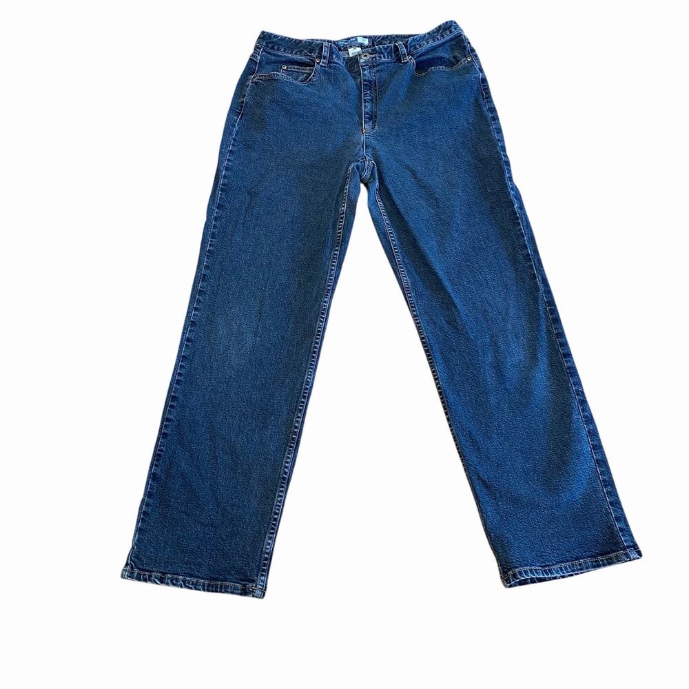 Liz Claiborne Womens Jeans Size 14 Stretch Straight Leg